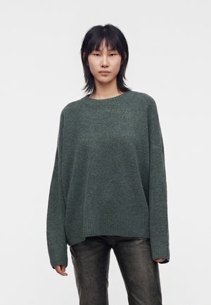Vero Moda, VMBOOM O NECK  - Vesta - balsam green melange