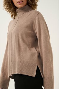 Cream ANVA ROLLNECK - Džemperis - portabella melange