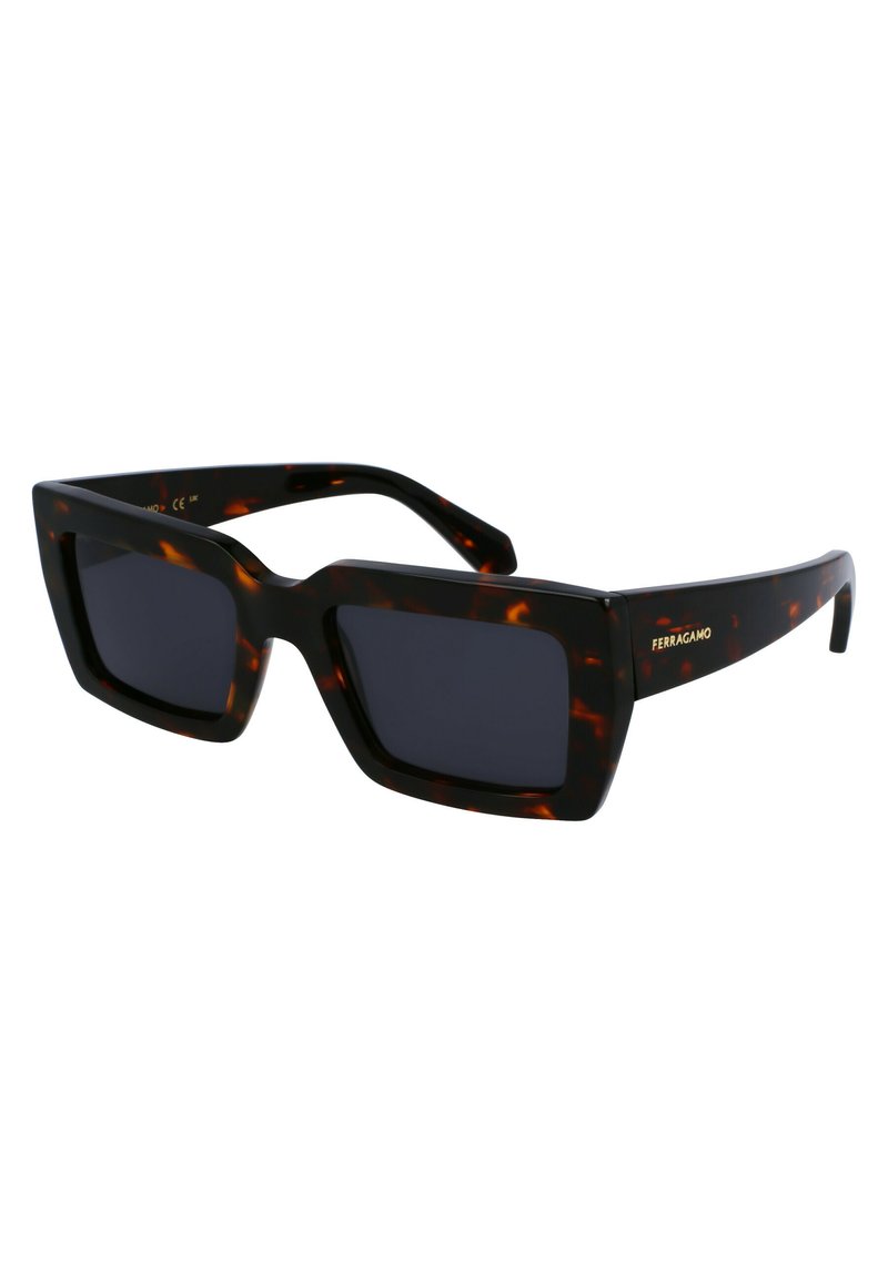 FERRAGAMO SALVATORE - Aurinkolasit - dark tortoise