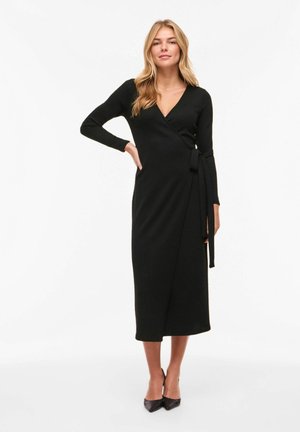 MIT VIRAFFI MIDI - Robe pull - black