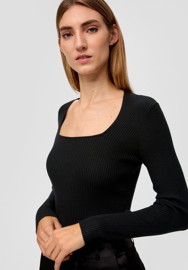 s.Oliver BLACK LABEL Strickpullover - schwarz