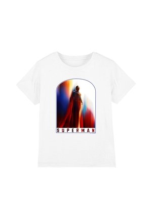Warner Brothers, SUPERMAN 2025 LOOK UP POSTER UNISEX - Print T-shirt - white
