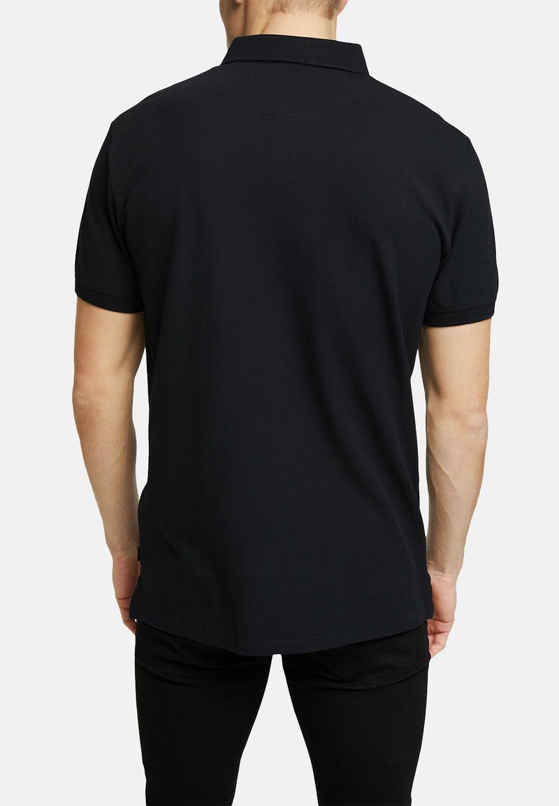 Herren T-Shirts basic | Esprit Poloshirt black/schwarz - RU75706 Herren T-Shirts basic | Esprit Poloshirt black/schwarz - RU75706