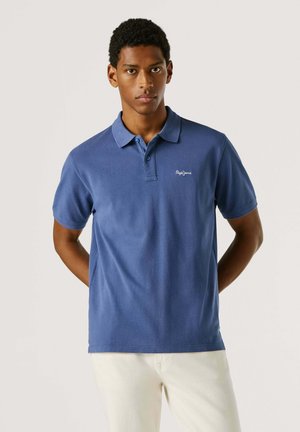 OSCAR - Polo - washed navy blue