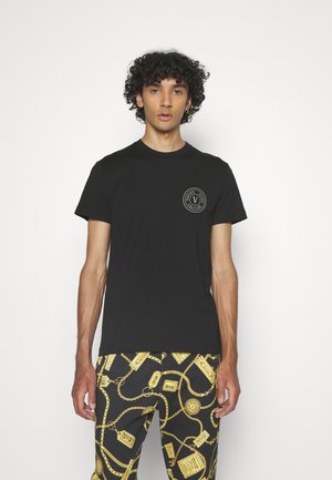 EMBLEM THICK FOIL - T-shirt imprimé - black/gunmetal