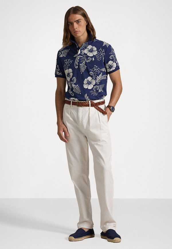 CUSTOM SLIM FIT HIBISCUS MESH SHIRT - Polo shirt - two tone hibiscus3