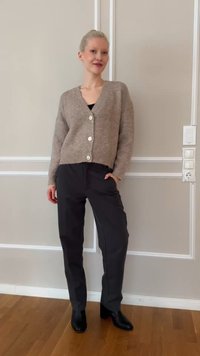 ONLY Petite ONLZOEY CARDIGAN - Adīta jaka - woodsmoke