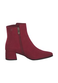 Marco Tozzi Bottines - dark red