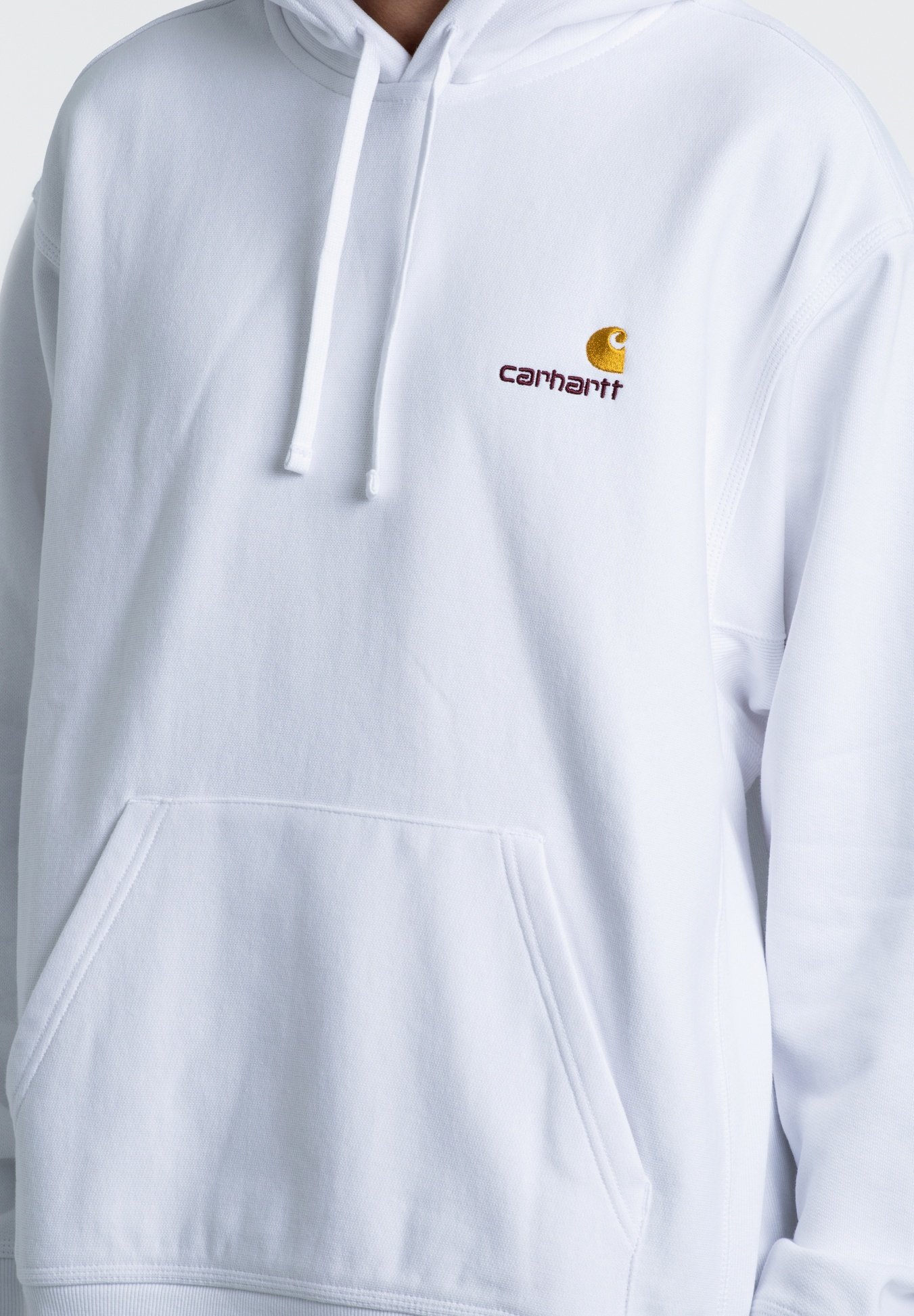 Carhartt WIP AMERICAN SCRIPT - Hoodie - white - Zalando