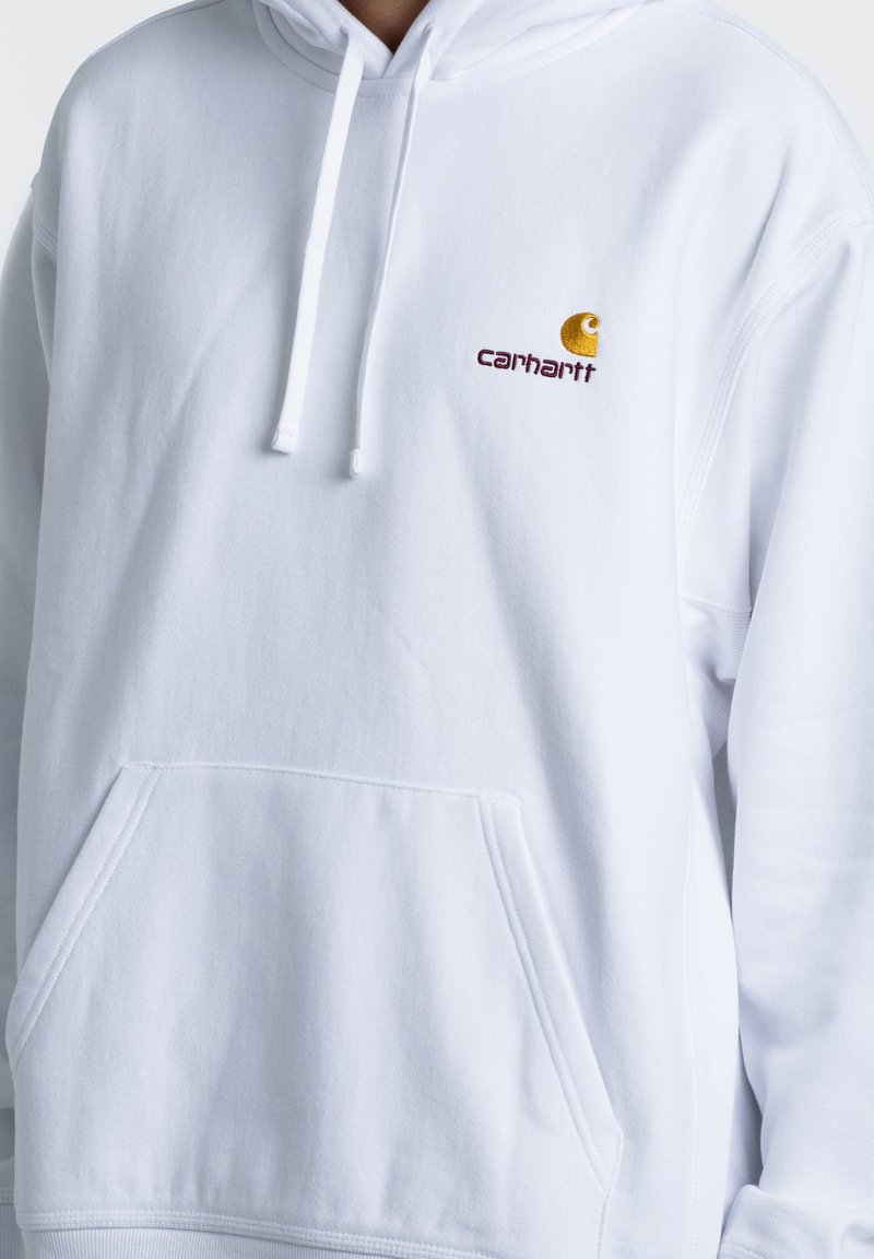 Carhartt WIP AMERICAN SCRIPT - Mikina s kapucí - white