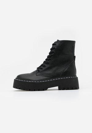 SKYLAR - Šņorējami puszābaki - black