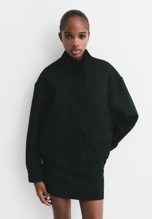 TAILORED FIT WITH A HIGH NECK  - Let jakke / Sommerjakker - black
