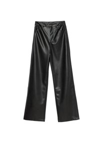 Stradivarius Hlače - black