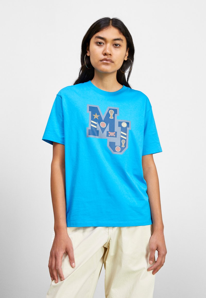 Jordan TEE TShirt print laser blue/ozone blue/blau Zalando.at