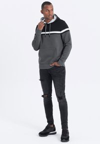 Ombre SSNZ FW - Mikina s kapucí - grey