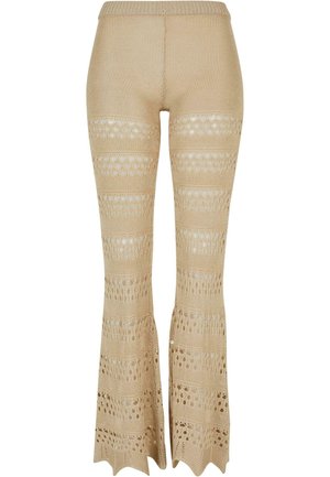 Urban Classics FLARED CROCHET - Bukse - softseagrass