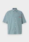GINGHAM LOGO SHIRT - Camisa - dark green