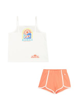 SET GRAPHIC SHOP - Tracksuit bottoms - white