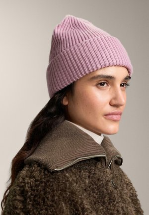 WITH POMPOM - Bonnet - pink