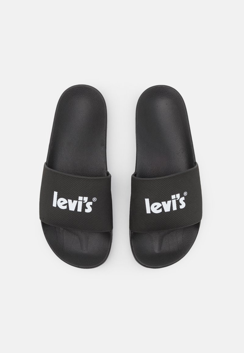 Herren Sandalen | Levi's® JUNE POSTER Pantolette flach full black/schwarz - VP00353 Herren Sandalen | Levi's® JUNE POSTER Pantolette flach full black/schwarz - VP00353