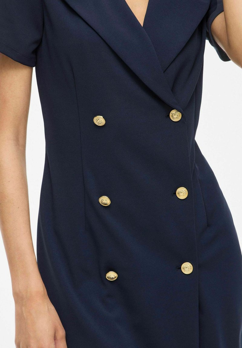 blue gold button blazer dress Buy Gharara Suit In USA- Turquoise & Blue Embroidered Engagement Suit