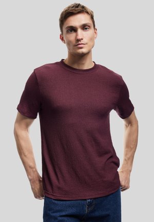 Camiseta básica - bordeaux