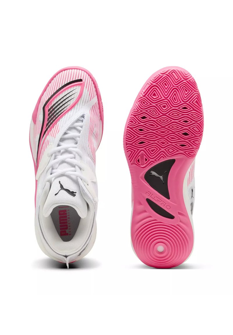 Puma ALL-PRO NITRO - Basketbalové boty - white pink