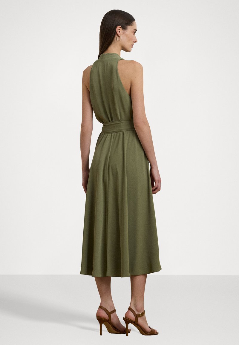 Lauren Ralph Lauren GEORGETTE HALTER COCKTAIL DRESS - Cocktail dress /  Party dress - sage green/light green - Zalando