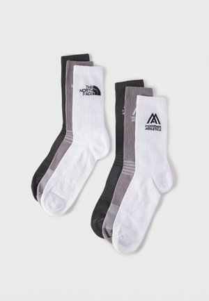 MA CUSH CREW UNISEX 3 PACK - Športové ponožky - white/anthracite grey/transcendent grey