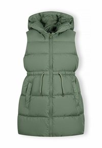 MINOTI - HOODED PUFFER - Weste - olive Thumbnail-Bild 1