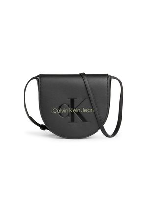 SCULPTED  - Bandolera - black sharp green