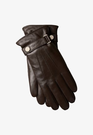 Calvin Klein, LOGO STRAP - Guanti - black coffee