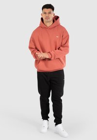 Smilodox DAWSON OVERSIZED HOODIE - Felpa con cappuccio - terakotta