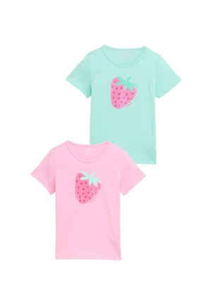 MIT FOLIEN IM 2ER-PACK - T-shirt print - light mint