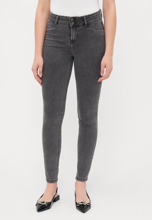 Oprijete (skinny) kavbojke - grey denim