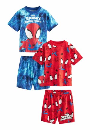 2 PACK   - Komplet pidžame - red blue spidey and friends