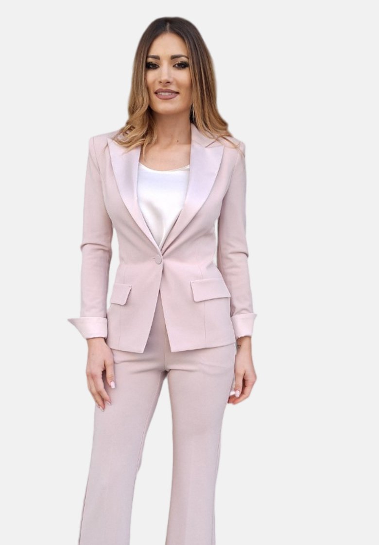 Blazer Donna KAsakura Monopetto | Risvolto A Tacca | Vestibilità Regolare | Elegante E Sartoriale - Foto 7