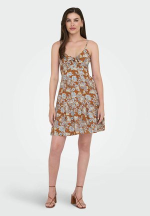 NORMAL GESCHNITTEN  - Kasdienė suknelė - apricot orange