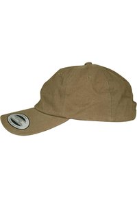 Flexfit PEACHED COTTON TWILL DAD - Šiltovka - loden