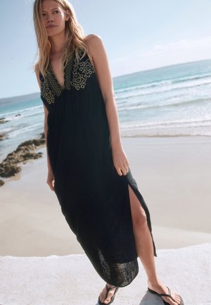 Rockett St George, REGULAR FIT - DOBBY EMBROIDERED  BEACH WITH A TOUCH OF  - Vestito lungo - black