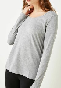 Next LONG SLEEVE STANDARD - Hosszú ujjú felső - grey marl