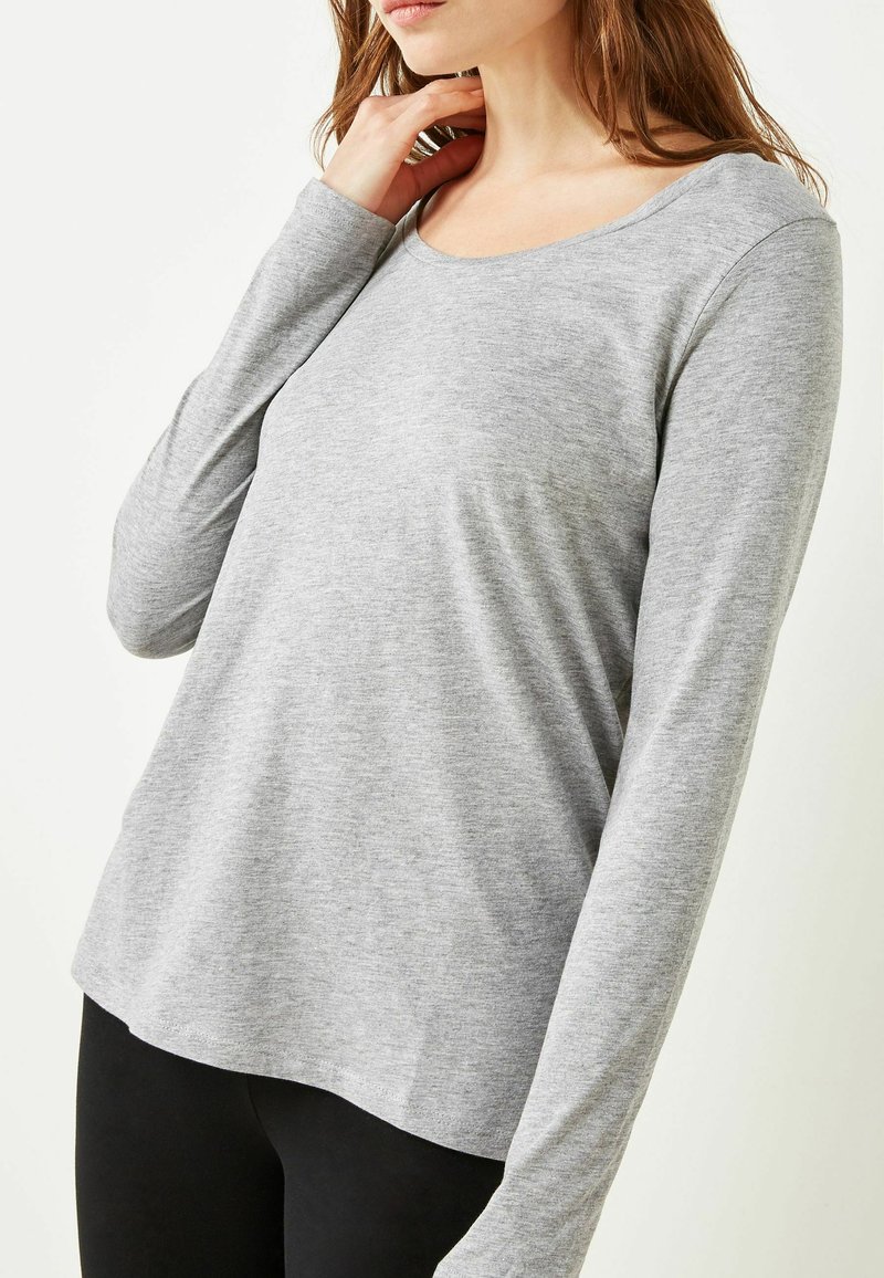 Next LONG SLEEVE STANDARD - Hosszú ujjú felső - grey marl