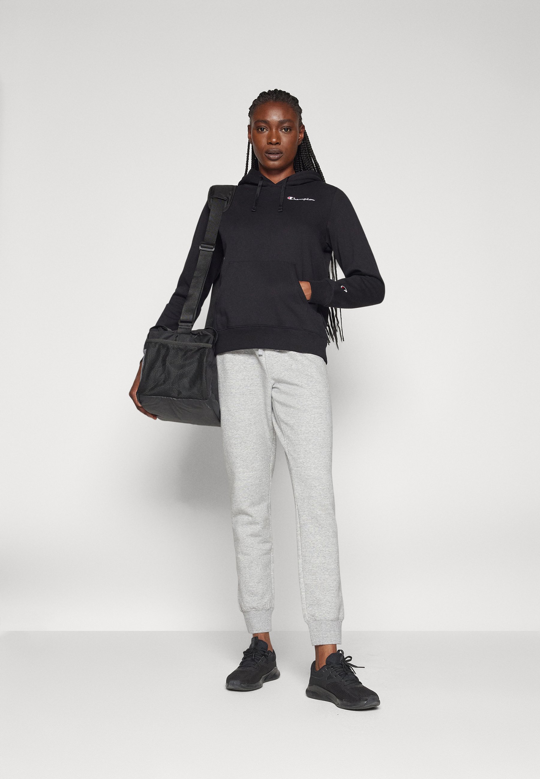 Champion ICONS RIB CUFF PANTS - Tracksuit bottoms - grey - Zalando.co.uk