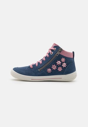 TENSY - Sneakersy wysokie - blau/rosa