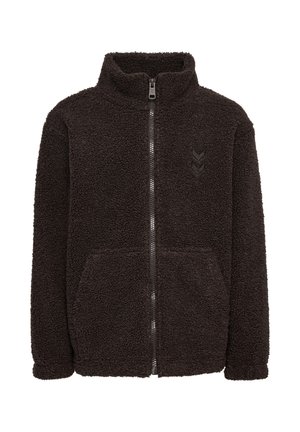 Hummel, HMLJR LALA FULL ZIP JACKET UNISEX - Fleece jacket - chocolate torte