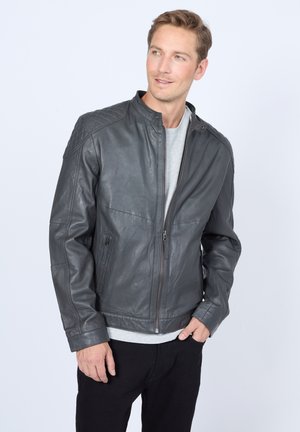 Mustang Lederjacke - anthra