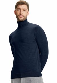 FALKE BASIC ROLL NECK - Maglione - space blue