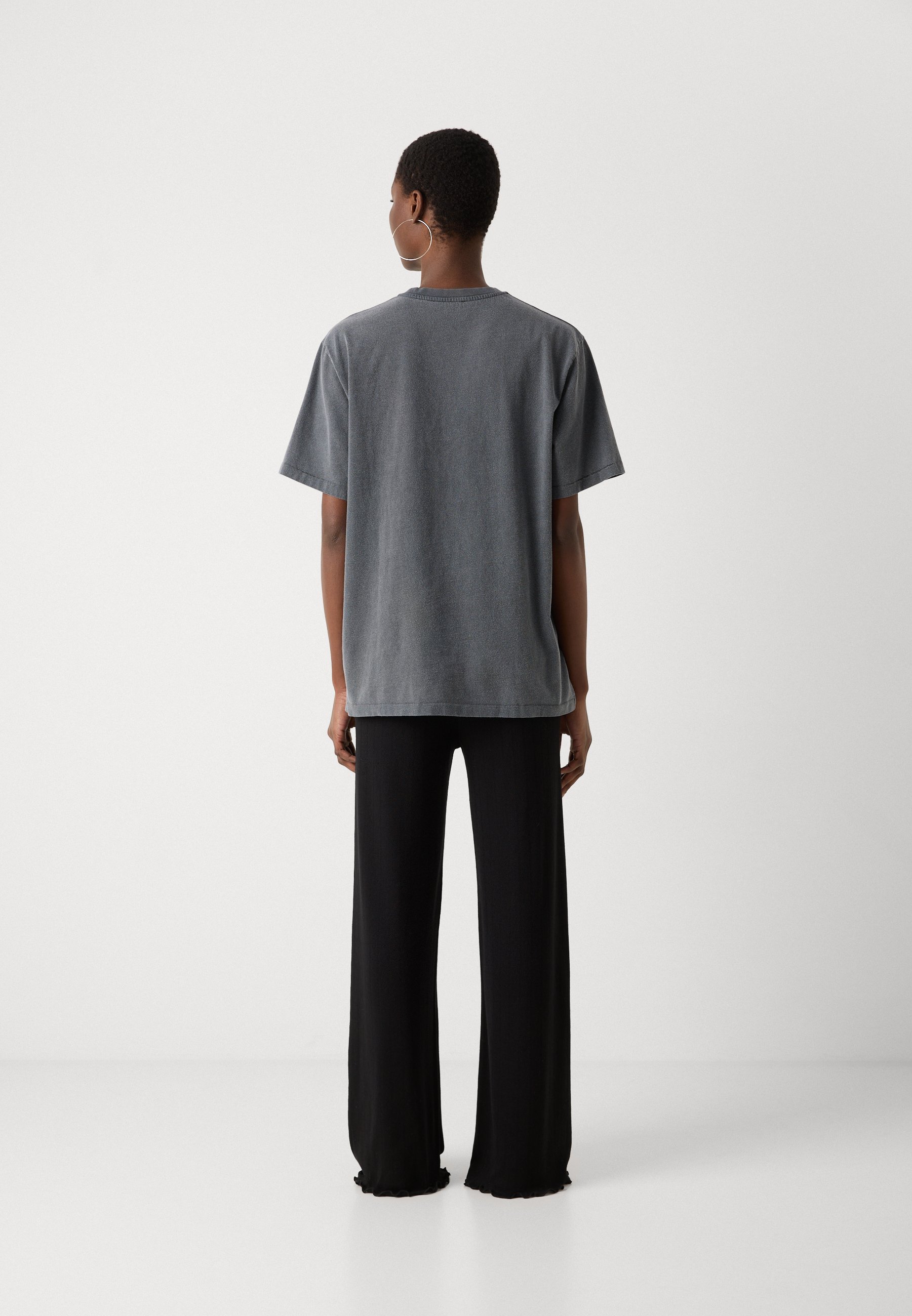 売れ筋商品|||マッズ ノーガード Tシャツ レディース トップス DASSEL TEE - Print T-shirt - black Mads Nørgaard DASSEL TEE - T-shirts print - black/sort