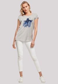 F4NT4STIC DC COMICS BATMAN ARKHAM KNIGHT THINK WITH EXTENDED  - T-shirts med print - heather grey