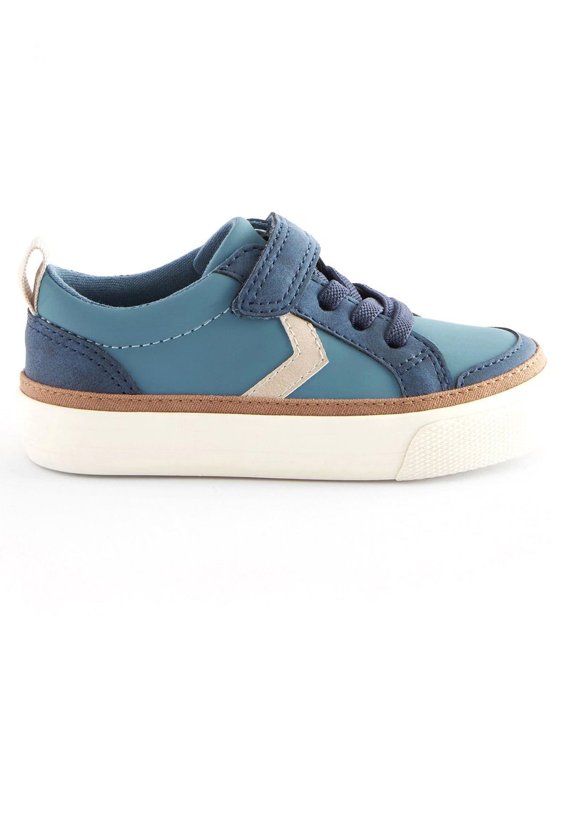 Next - TOUCH FASTENING CHEVRON SHOES - Sneakers laag - navy blue white, Vergroten